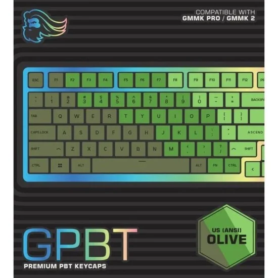 Glorious Pbt Olive Key Caps